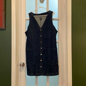 The Gap denim button up dress